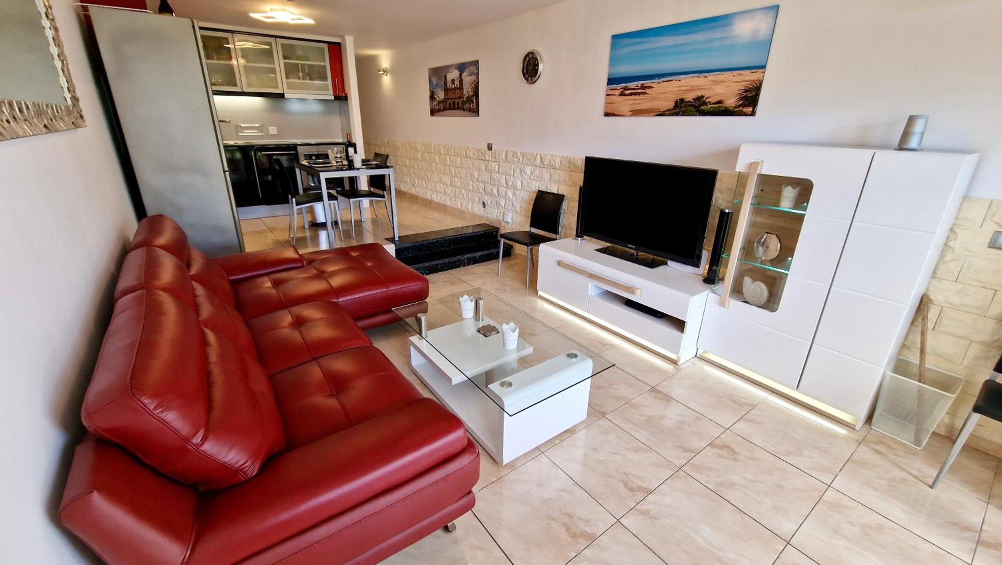 Tamaran 102 - Los Campos - Lux Garden Apt Near Dunes, Quiet-Central-Renovated San Bartolome Bagian luar foto